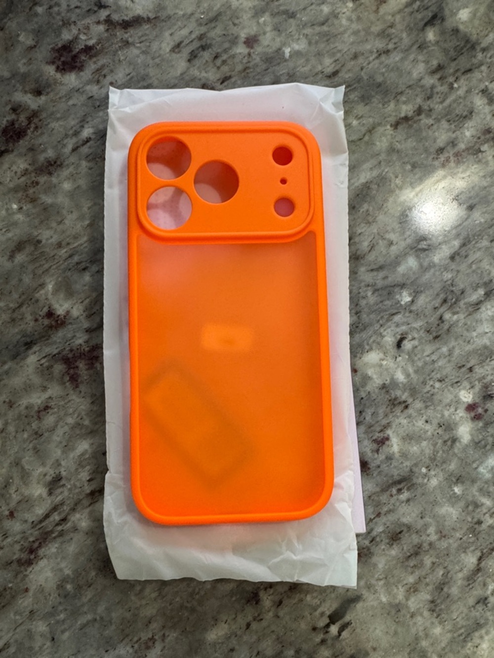 NEW IPhone 17 Pro Orange Silicone Phone Case